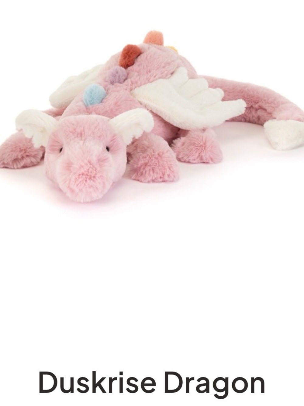 Jellycat Duskrise Dragon Exclusive Item for Ruby Cruise Member size Large - Picture 3 of 5
